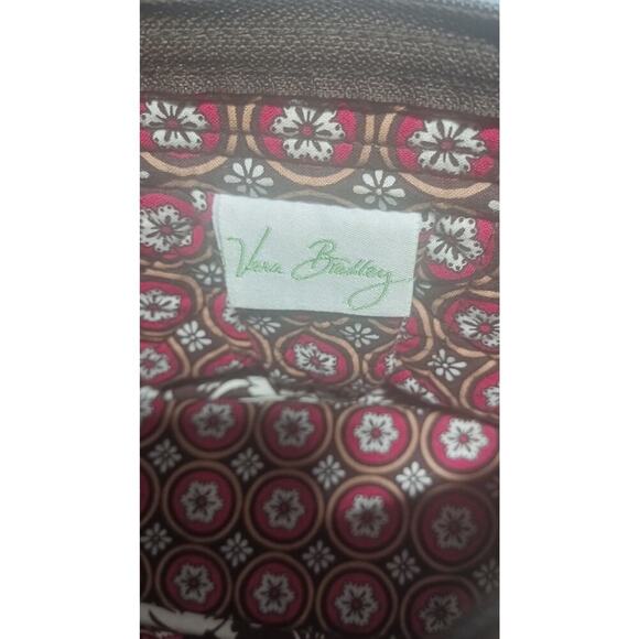 Vera Bradley Saddle Up Crossbody Imperial Tile Bag Brown Small - Picture 5 of 5